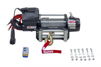 31 999 р. Лебёдка автомобильная электрическая 12V Magnum 12000 lbs 5443 кг стальной трос, уценённая  ewd12000f_u  с доставкой в г. Чебоксары. Увеличить фотографию 8