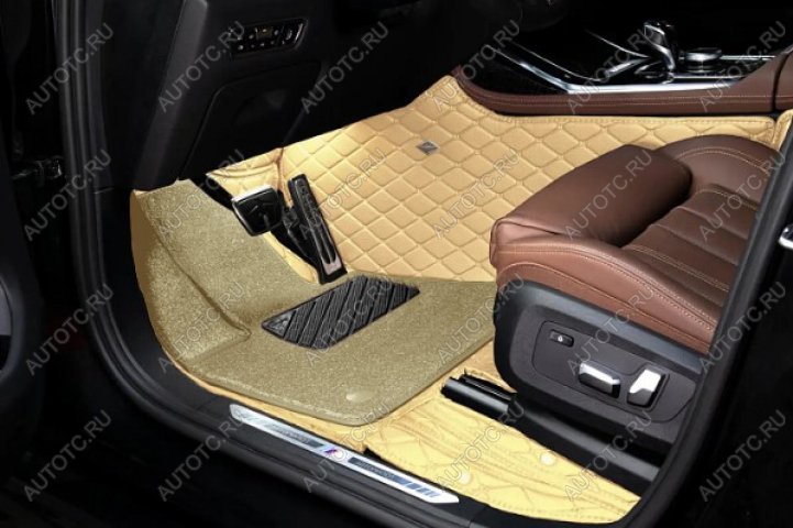 6 349 р. Ковры (кожа+текстиль) Автопилот Mercedes-Benz E-Class W213 седан дорестайлинг (2016-2020) (бежевый)  с доставкой в г. Чебоксары