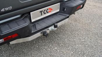 Фаркоп (тягово-сцепное устройство) ТСС Тюнинг JAC T9 Pickup Double Cab (2021-2025) (оцинкованный, шар F)