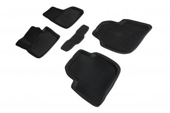 Коврики в салон (3D EVA СОТА ) Seintex Skoda Superb B6 (3T) лифтбэк дорестайлинг (2008-2013) (черный)