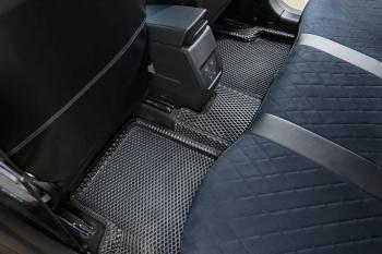 5 699 р. Коврики в салон (3D EVA РОМБ) Seintex BMW X5 E70 дорестайлинг (2006-2010) (черный)  с доставкой в г. Чебоксары. Увеличить фотографию 2
