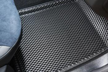Коврики в салон (3D EVA РОМБ) Seintex BMW X5 E70 дорестайлинг (2006-2010) (черный)