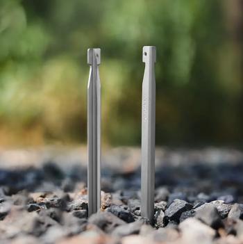 1 109 р. Колышки Naturehike алюминиевые (8 шт.) 20 см, серебристые, V-образные  cnk2300zp016-sl  с доставкой в г. Чебоксары. Увеличить фотографию 4
