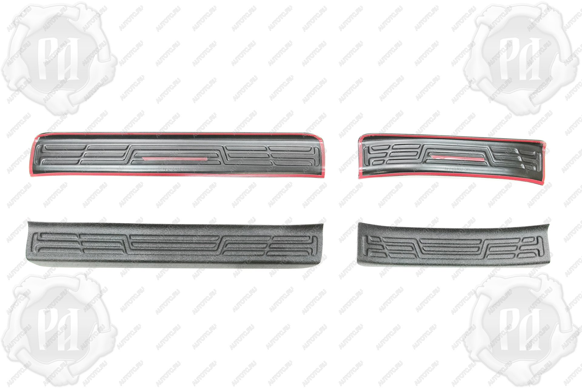 2 499 р. Накладки на внутренние пороги дверей Русская Артель  Geely Emgrand  SS11 (2021-2025) (шагрень)  с доставкой в г. Чебоксары