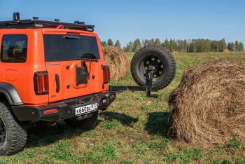 91 839 р. Бампер РИФ силовой задний TANK 300 с квадратом под фаркоп, калиткой и фонарями  rift30-21125  с доставкой в г. Чебоксары. Увеличить фотографию 29