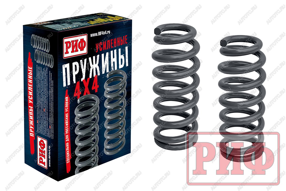 9 949 р. Пружины РИФ передние Mitsubishi Pajero III, IV 2000+ 50-100 кг дизель 3,2 лифт 40 мм (уценка)  mts-510c_u  с доставкой в г. Чебоксары