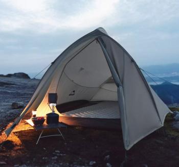 19 249 р. Палатка Naturehike Cloud Up Pro Si 2-местная, алюминиевый каркас, серая  cnk2350ws020-lg2  с доставкой в г. Чебоксары. Увеличить фотографию 3