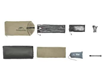17 549 р. Палатка Naturehike Cloud Up Pro Si 2-местная, алюминиевый каркас, хаки  cnk2350ws020-s2  с доставкой в г. Чебоксары. Увеличить фотографию 6