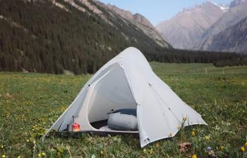 23 459 р. Палатка Naturehike Cloud Up tents UL Si 2-местная, алюминиевый каркас, серая  cnk2450ws017-g2  с доставкой в г. Чебоксары. Увеличить фотографию 7