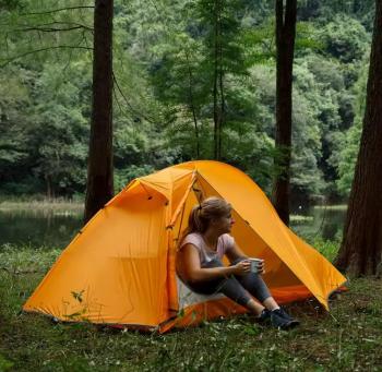 13 259 р. Палатка Naturehike Cycling Si 1-местная, алюминиевый каркас, сверхлегкая, янтарная  nh18a095-d-aye  с доставкой в г. Чебоксары. Увеличить фотографию 7