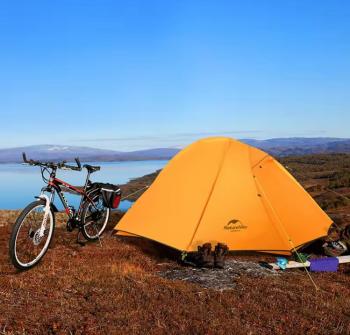 13 259 р. Палатка Naturehike Cycling Si 1-местная, алюминиевый каркас, сверхлегкая, янтарная  nh18a095-d-aye  с доставкой в г. Чебоксары. Увеличить фотографию 6