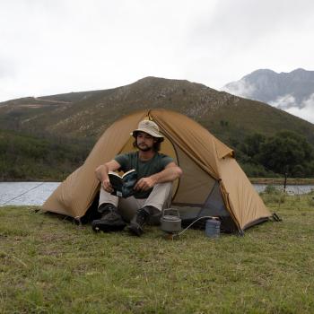13 259 р. Палатка Naturehike Cycling Si 1-местная, алюминиевый каркас, сверхлегкая, янтарная  nh18a095-d-aye  с доставкой в г. Чебоксары. Увеличить фотографию 2