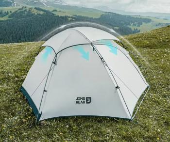 29 699 р. Палатка Naturehike Jims Gear Si 1-местная, алюминиевый каркас, сверхлегкая, белая  cnk2350ws011-sw1  с доставкой в г. Чебоксары. Увеличить фотографию 3