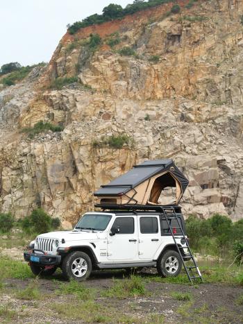 231 159 р. Палатка на крышу автомобиля Wild Land Bush Cruiser 140 V2 Pro, с лестницей  900006-0002-0004.set  с доставкой в г. Чебоксары. Увеличить фотографию 14