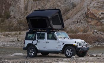 182 469 р. Палатка на крышу автомобиля Wild Land Desert Cruiser 120 Pro с лестницей  900002-0001-0007.set  с доставкой в г. Чебоксары. Увеличить фотографию 20