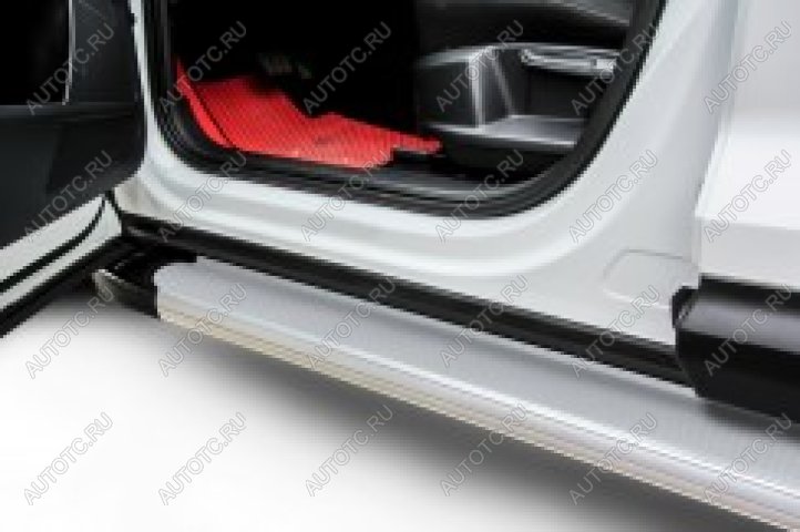 16 799 р. Пороги алюминиевые Optima SLITKOFF  Lexus NX300  Z10 (2017-2021) рестайлинг (Silver)  с доставкой в г. Чебоксары