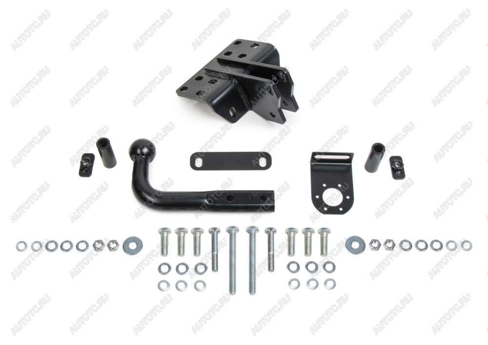 5 299 р. Фаркоп (крепление шара на двух болтах ) Atlas Lexus LX500d J310 (2021-2022) (стальной с порошковым покрытием, шар A (F20))  с доставкой в г. Чебоксары