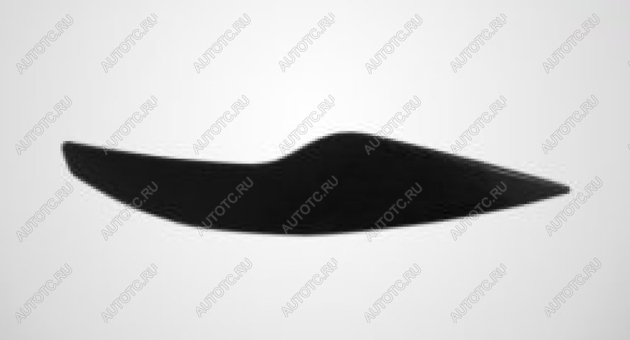 1 169 р. Накладки на передние фары (реснички) Русская Артель  Ford Focus  2 (2007-2011) седан рестайлинг, универсал рестайлинг, хэтчбэк 3 дв. рестайлинг, хэтчбэк 5 дв. рестайлинг (глянец под покраску)  с доставкой в г. Чебоксары