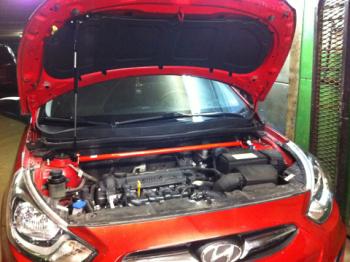 Растяжка передних стоек Kia Rio III (2011-), Hyndai Solaris (2010-) ТехноМастер ТехноМастер 688245160
