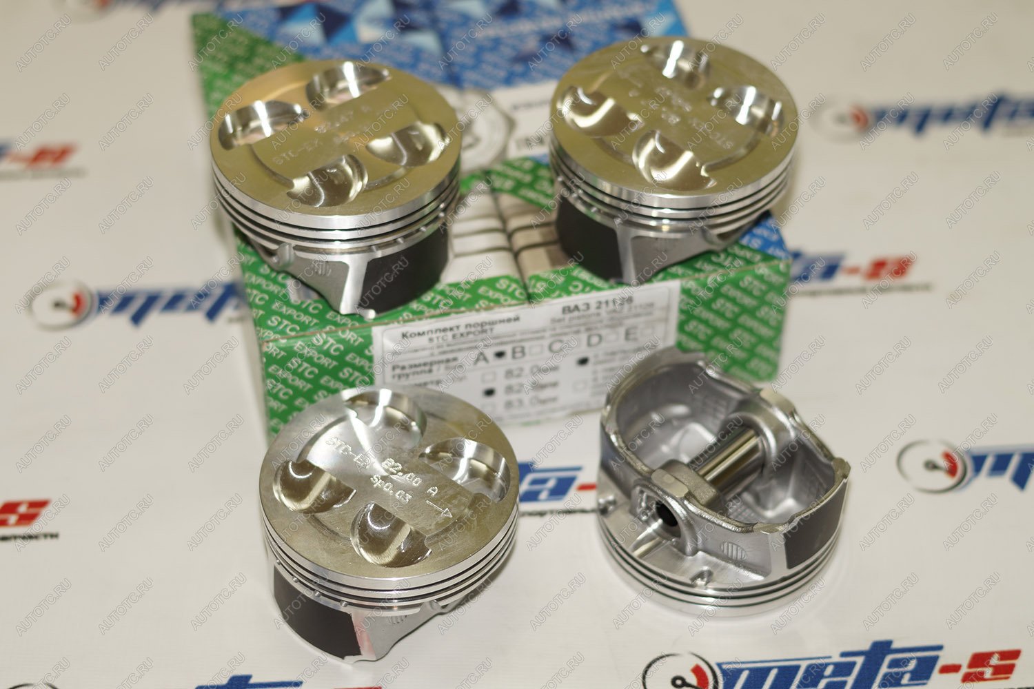 3 399 р. Поршни 21126 СТК 82,0 (Export, безвтык) СТК 688245911  с доставкой в г. Чебоксары