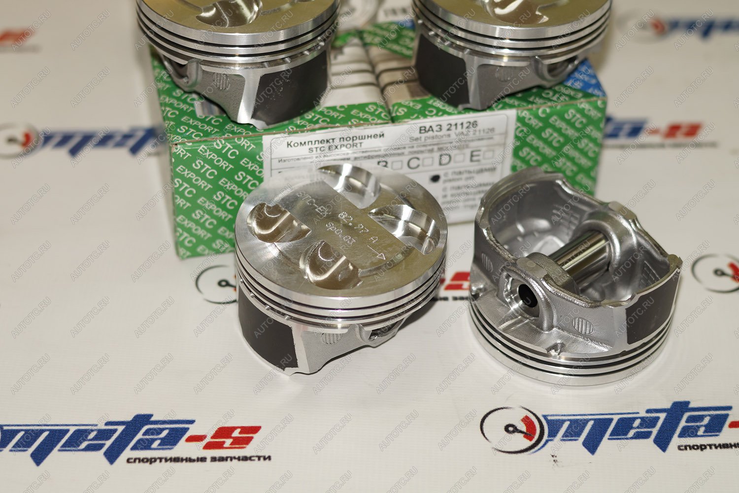 3 399 р. Поршни 21126 СТК 83,0 (Export, безвтык) СТК 688245915  с доставкой в г. Чебоксары