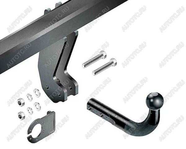 8 699 р. Фаркоп (крепление шара на двух болтах) Atlas Haval M6 (2021-2025) (стальной с порошковым покрытием, шар A (F20))  с доставкой в г. Чебоксары