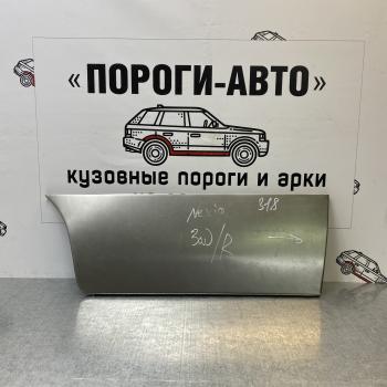 Левая ремонтная пенка задней двери ПОРОГИ-АВТО Opel Kadett  6 E (1984-1989) седан дорестайлинг (холоднокатаная сталь 0.8 мм)