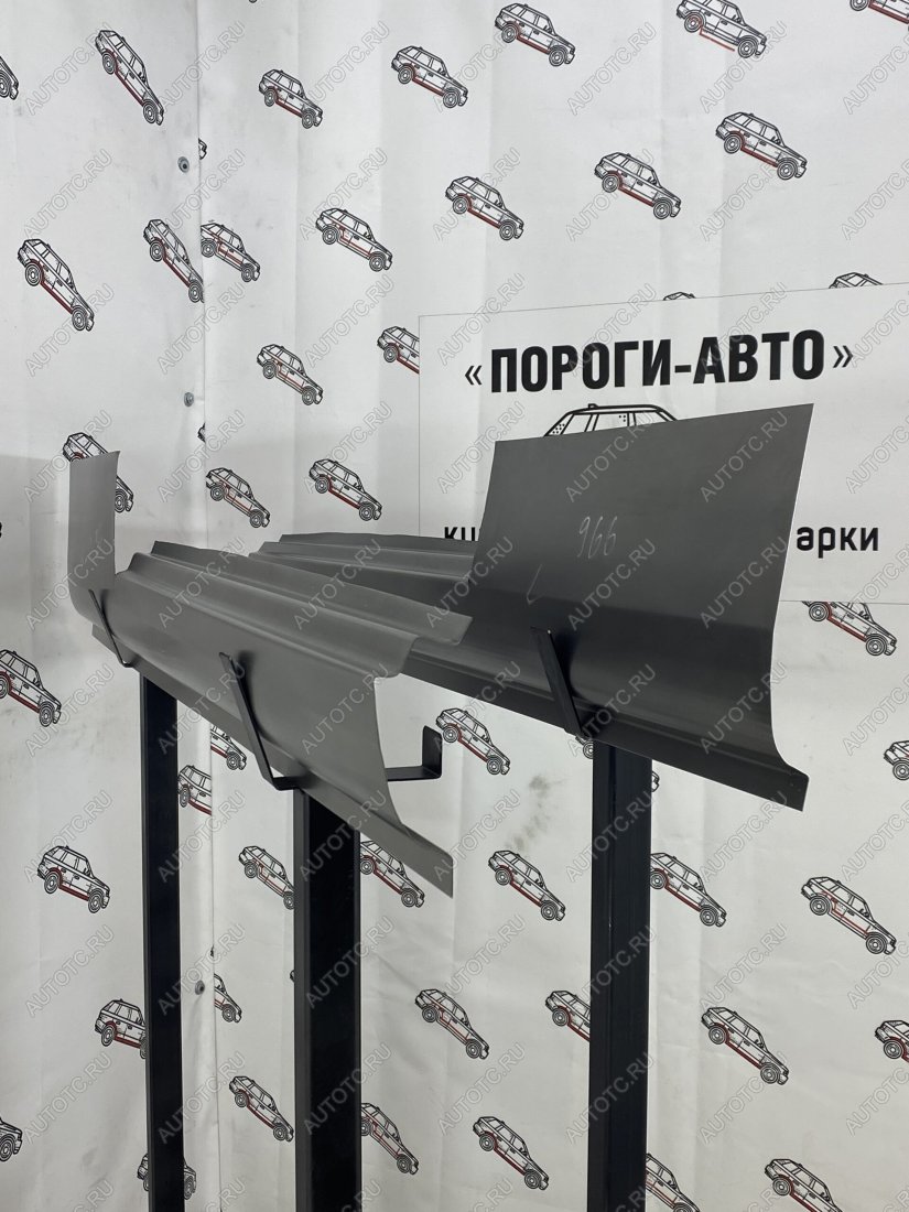 5 649 р. Ремкомплект порогов (2 шт, полный профиль) ПОРОГИ-АВТО  ЗАЗ 966  2 (1966-1972) (холоднокатаная сталь 1 мм)  с доставкой в г. Чебоксары