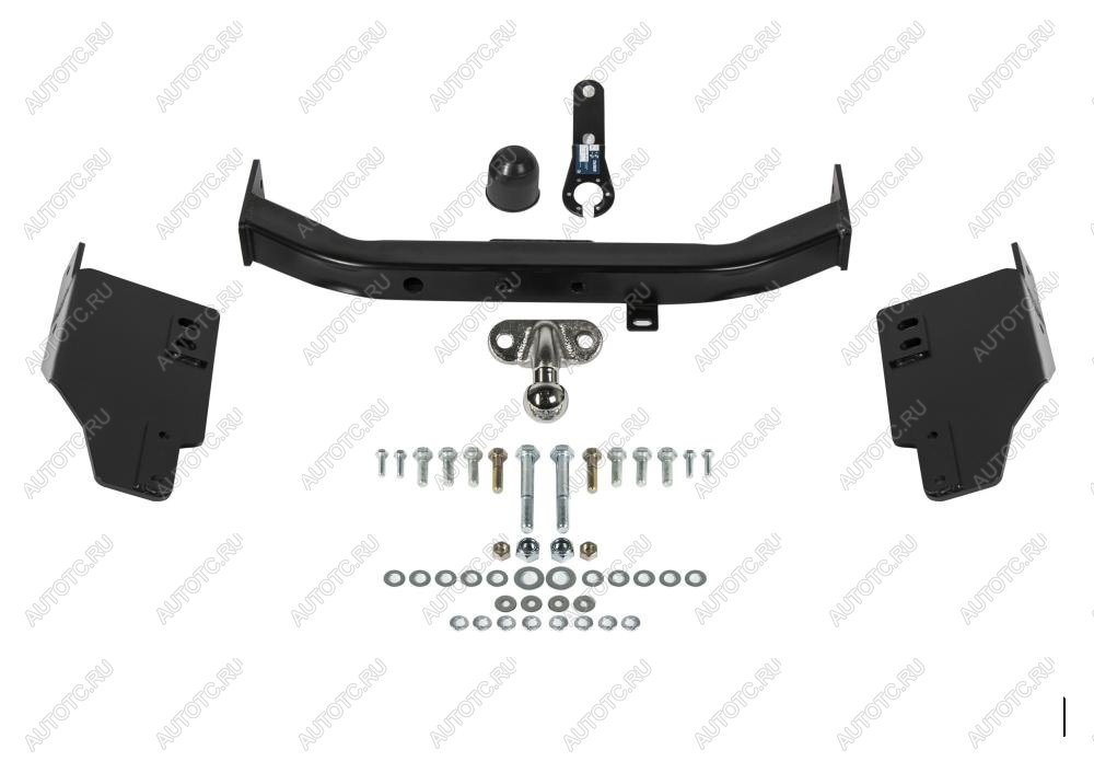 10 599 р. Фаркоп (фланцевое крепление шара) Atlas Lexus GX460 J150 1-ый рестайлинг (2013-2019) (стальной с порошковым покрытием, шар F (C, F30))  с доставкой в г. Чебоксары