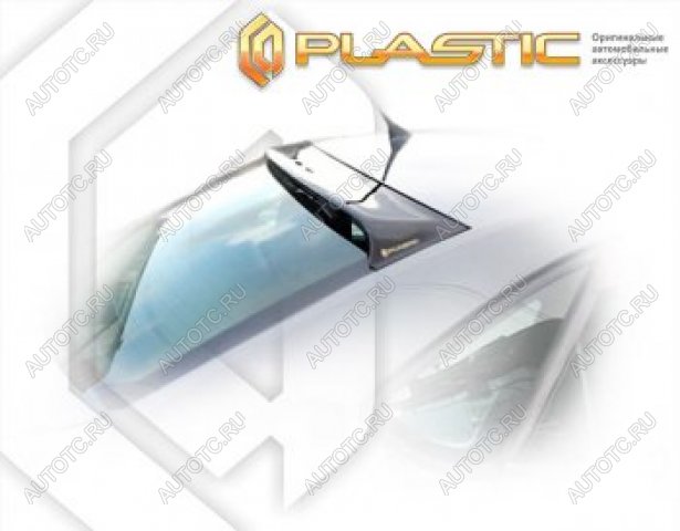 1 999 р. Козырек заднего стекла CA-Plastiс KIA Rio 3 QB рестайлинг седан (2015-2017) (Classic полупрозрачный)  с доставкой в г. Чебоксары