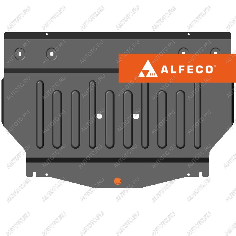 11 249 р. Защита картера и КПП (V-all) ALFECO Changan CS55 дорестайлинг (2017-2018) (алюминий)  с доставкой в г. Чебоксары