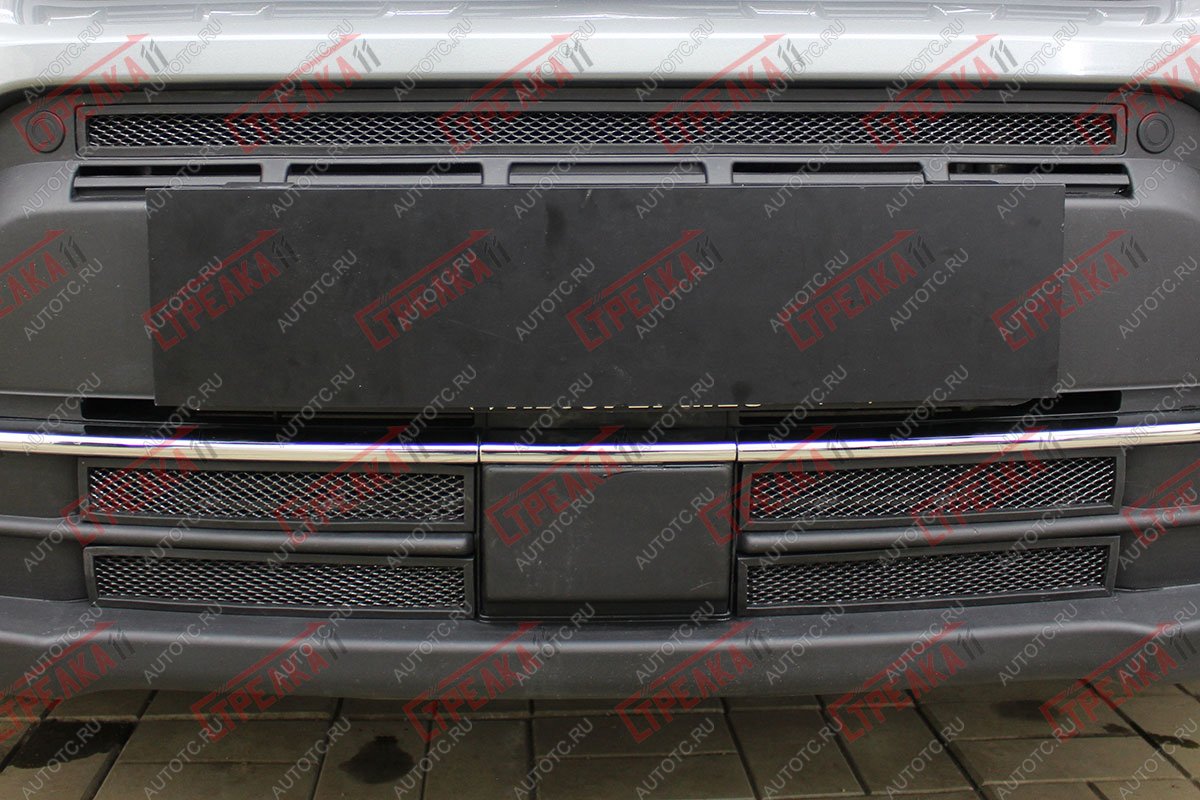 3 699 р. Защита радиатора (низ 4 части) Стрелка11 Стандарт Suzuki Vitara LY рестайлинг (2018-2025) (черная)  с доставкой в г. Чебоксары