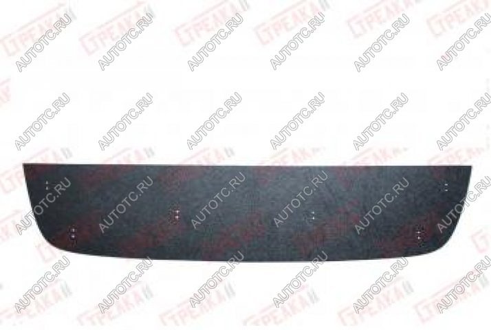 759 р. Зимняя заглушка решетки радиатора (верх, 2 части) Стрелка11 Mitsubishi ASX дорестайлинг (2010-2012) (черная)  с доставкой в г. Чебоксары