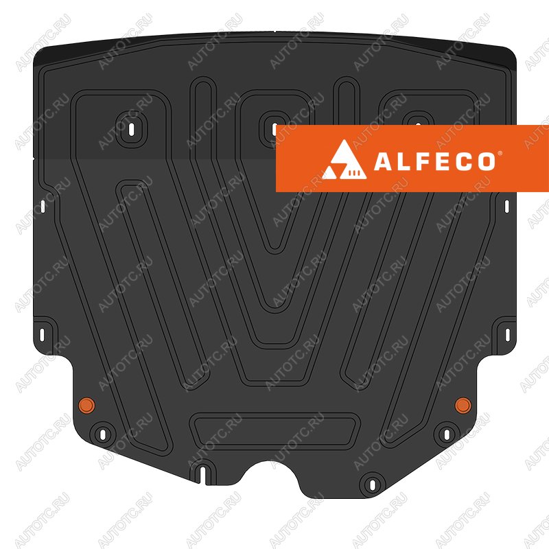 4 299 р. Защита картера и КПП (V-1,5 FWD) ALFECO GAC GS3 (2023-2025) (сталь 2 мм)  с доставкой в г. Чебоксары