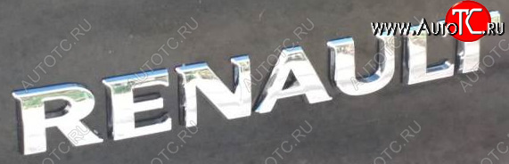 949 р. Эмблема багажника (надпись) RENAULT Renault Logan 1 дорестайлинг (2004-2010)  с доставкой в г. Чебоксары