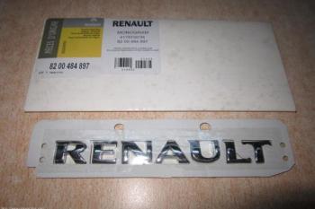 949 р. Эмблема багажника (надпись) RENAULT Renault Logan 1 дорестайлинг (2004-2010)  с доставкой в г. Чебоксары. Увеличить фотографию 2