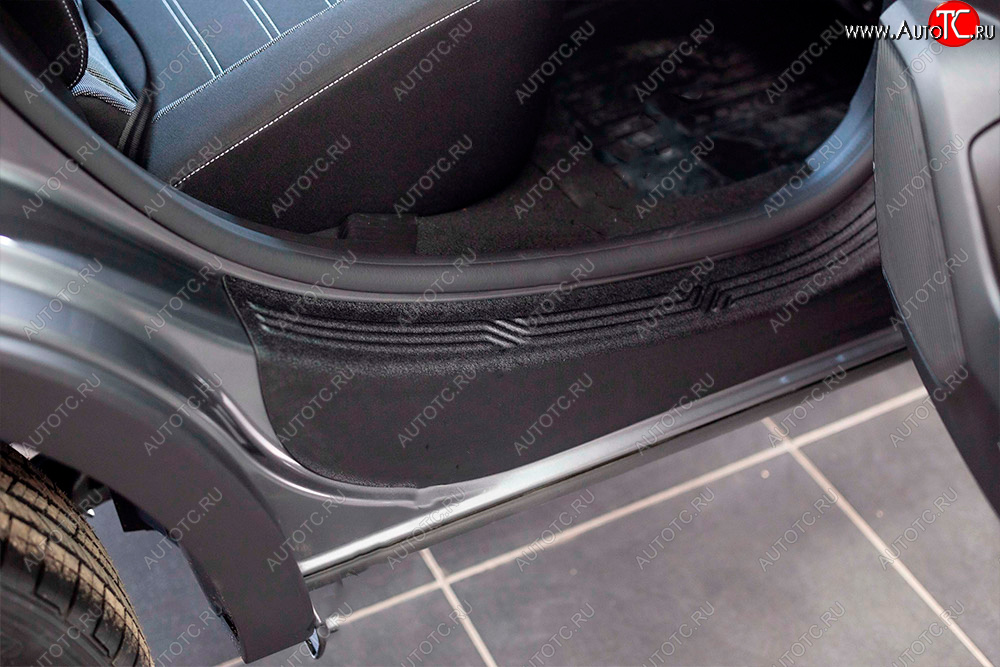 2 989 р. Накладки порожков салона RA  Renault Arkana (2019-2025) (Задние)  с доставкой в г. Чебоксары