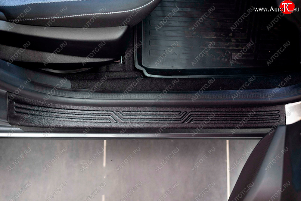 3 509 р. Накладки порожков салона RA  Renault Arkana (2019-2025) (Передние)  с доставкой в г. Чебоксары