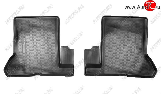 1 499 р. Коврики салонные Noplast (3D, 2 ряд) Renault Dokker (2012-2025) (Черные)  с доставкой в г. Чебоксары