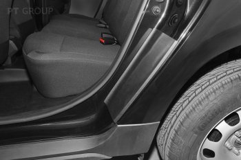 939 р. Пороги накладки дверей Petroil Tuning (арочная часть) Renault Duster HM рестайлинг (2021-2024) (Текстурная поверхность (шагрень))  с доставкой в г. Чебоксары. Увеличить фотографию 4