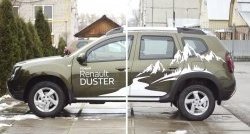 8 899 р. Накладки на колёсные арки RA  Renault Duster  HS (2015-2021) рестайлинг (Неокрашенные)  с доставкой в г. Чебоксары. Увеличить фотографию 2