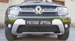 Защитная сетка решетки радиатора РА Renault Duster  HS (2015-2021) рестайлинг