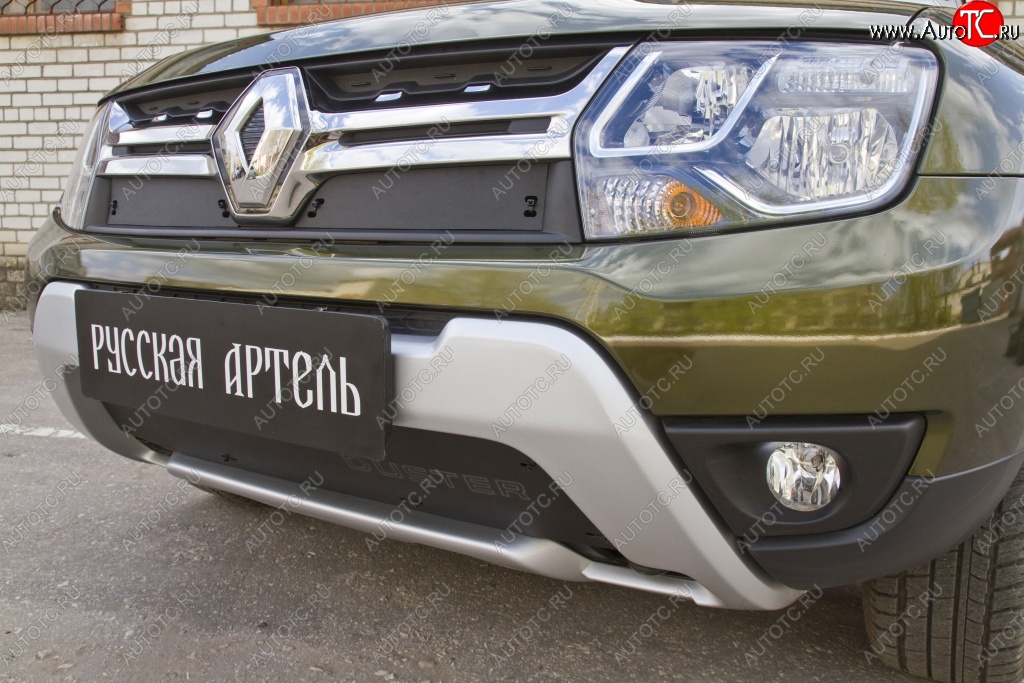 759 р. Зимняя заглушка решетки радиатора РА  Renault Duster  HS (2015-2021) рестайлинг  с доставкой в г. Чебоксары