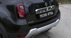 2 939 р. Защитная накладка на задний бампер RA Renault Duster HS рестайлинг (2015-2021)  с доставкой в г. Чебоксары. Увеличить фотографию 2