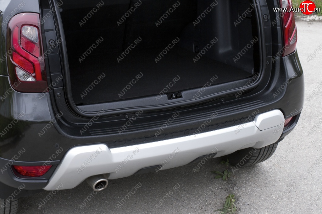 2 939 р. Защитная накладка на задний бампер RA Renault Duster HS рестайлинг (2015-2021)  с доставкой в г. Чебоксары