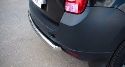 13 549 р. Одинарная защита заднего бампера из трубы диаметром 63 мм (4x2) SLITKOFF  Renault Duster  HS (2010-2015) дорестайлинг  с доставкой в г. Чебоксары. Увеличить фотографию 4