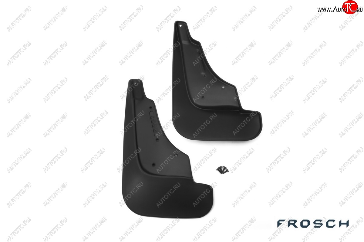 2 299 р. Брызговики Frosch  Renault Duster  HS (2010-2021) дорестайлинг, рестайлинг (Передние)  с доставкой в г. Чебоксары