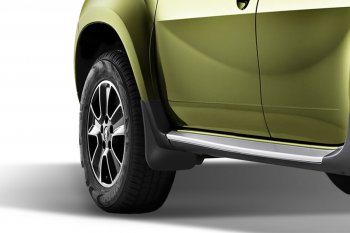 2 299 р. Брызговики Frosch  Renault Duster  HS (2010-2021) дорестайлинг, рестайлинг (Передние)  с доставкой в г. Чебоксары. Увеличить фотографию 2