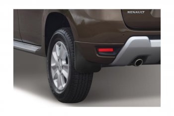 899 р. Брызговики Frosch (standart)  Renault Duster  HS (2010-2015) дорестайлинг (Задние)  с доставкой в г. Чебоксары. Увеличить фотографию 2