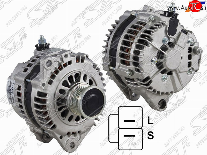 13 949 р. Генератор SAT (12V, 120A, 2.0) Renault Kaptur дорестайлинг (2016-2020)  с доставкой в г. Чебоксары
